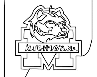 Football Eye Candy | University of Michigan Fan Art