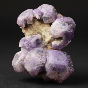 Fluorit på kalcitkristall | Jebel Ayachi Taarart Midelt Marocko mineralprov | Sällsynt samlarkristallkluster | Naturlig utställning