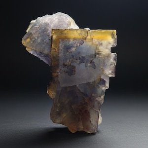 Fluorita con zonificación de la mina El Hamda, Touroug, Marruecos - 5×4×3,5 cm