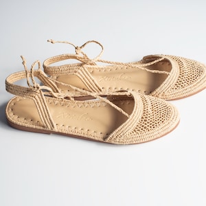 Sandalias de Marruecos, Sandalias de rafia artesanales, sandalias verano, zapatos de verano mujer, zapatos playa, bailarinas, romanas