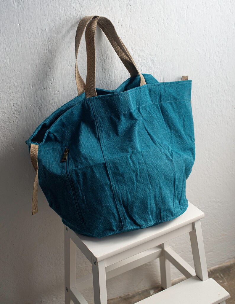 Maxi cotton canvas bag, XL image 8