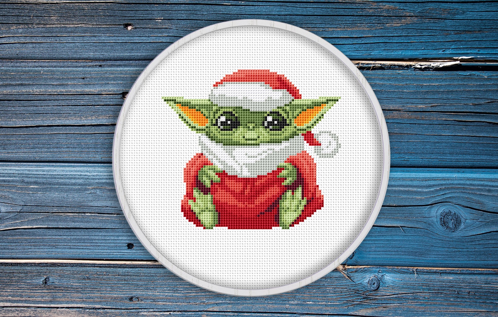 Baby Yoda Set Cross stitch pdf pattern Star Wars cross stitch Etsy