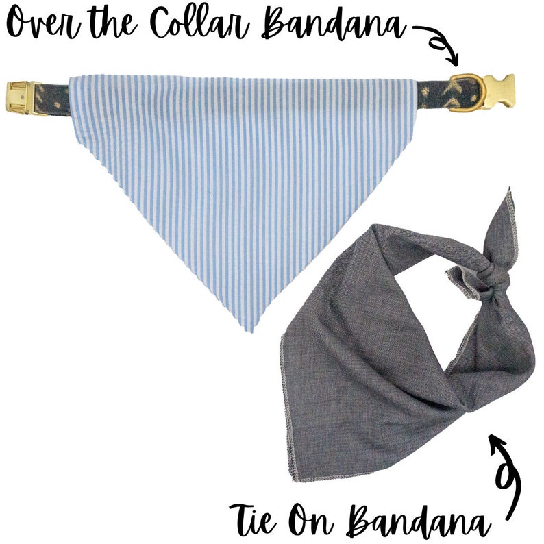 Over the Collar or Tie on USC Bandana Option to Personalize University of South Carolina Bandana