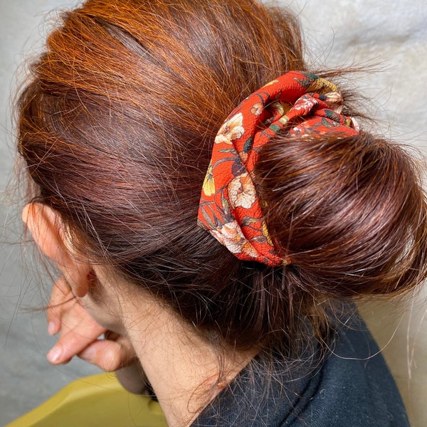 Chouchou a cheveux en crêpe, accessoires pour les cheveux