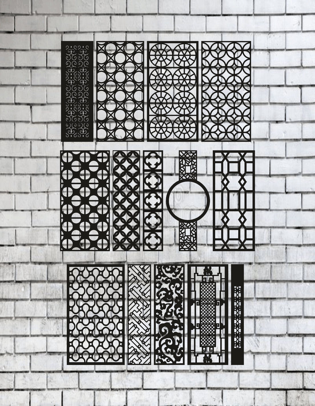 Grid panels. Laser cut Files SVG DXF CDR vector plans files Etsy