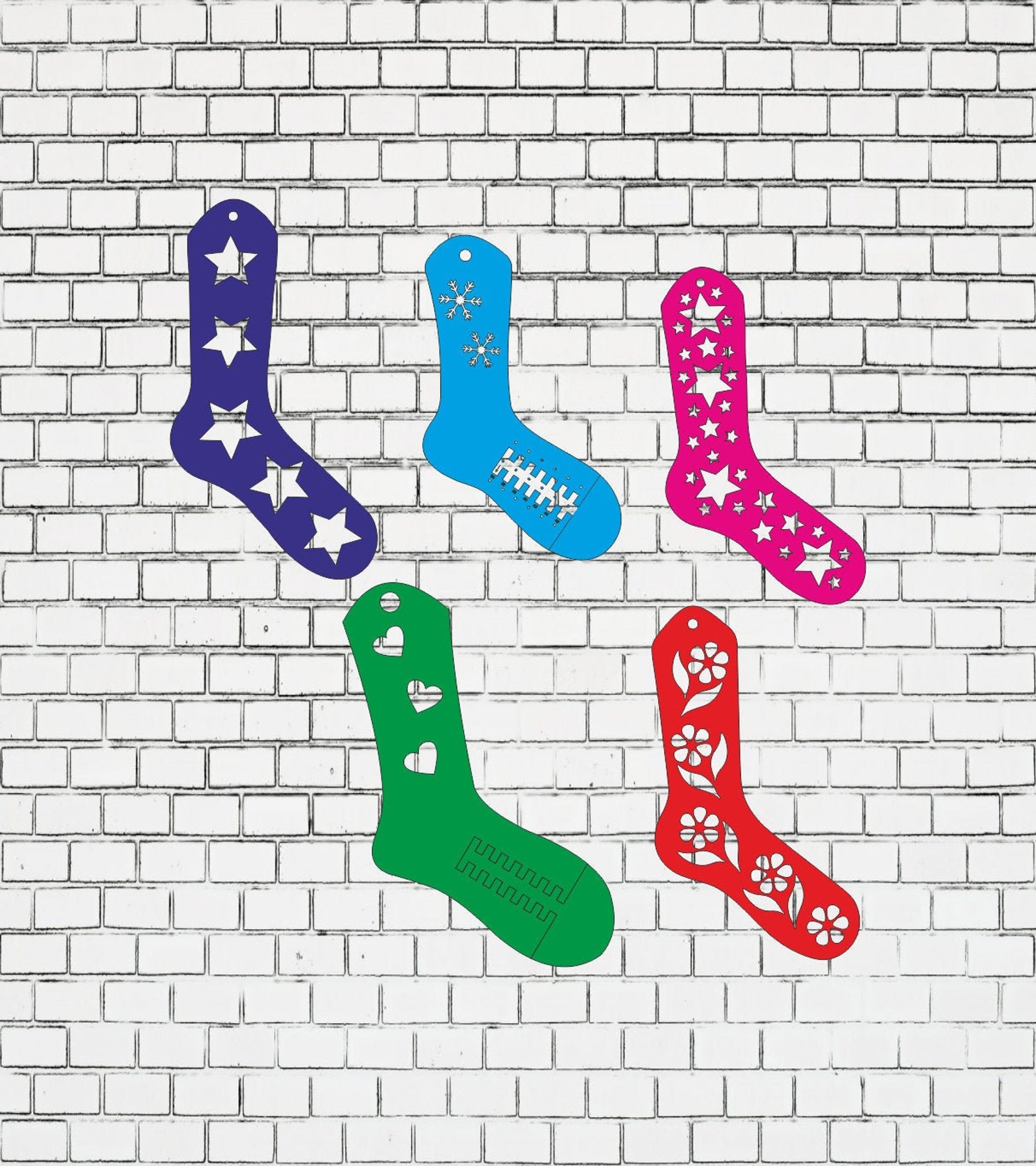 A Sock Blocker. 5 Types. Laser Cut Files SVG DXF CDR Vector Etsy