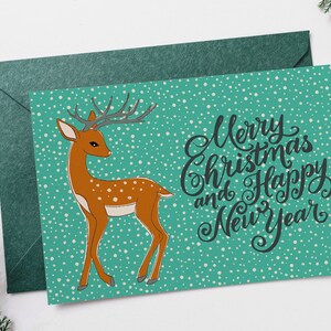 Cartolina di buon Natale, cartolina delle vacanze, JPEG, AI, EPS, cartolina digitale