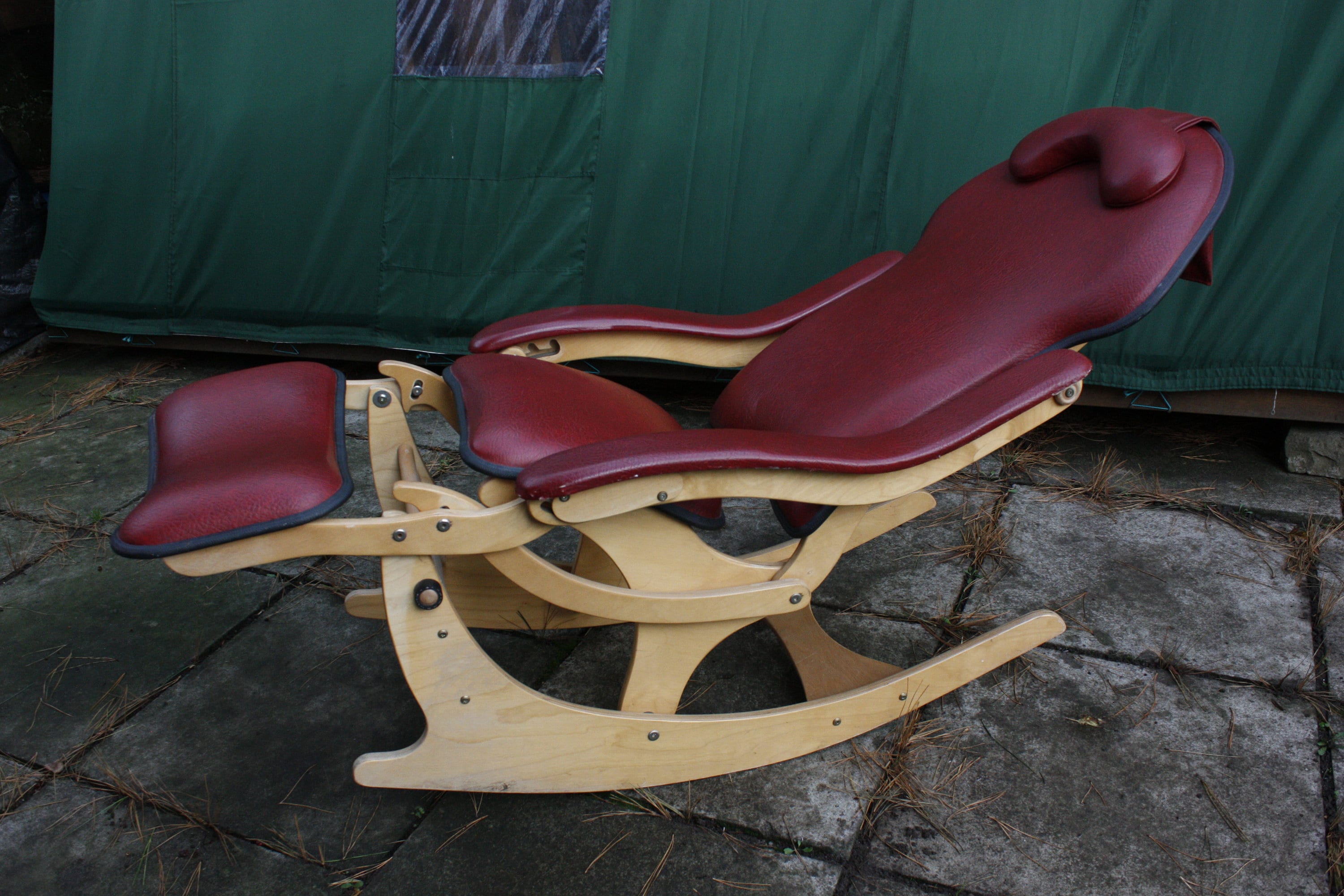 Ergonomically designed reclining rocking chair. Etsy