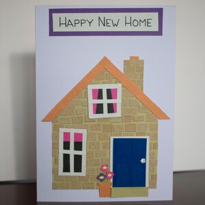 Nuova carta per la casa - Felice nuova casa - Nuova casa - Carta per il trasloco