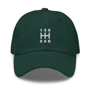 5-Speed Manual Transmission Stick Shift Dad Hat Spruce