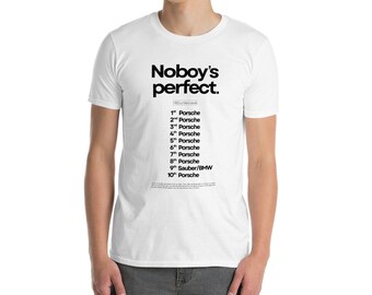 Nobody Is Perfect January 1983 T-Shirt 35th Birthday