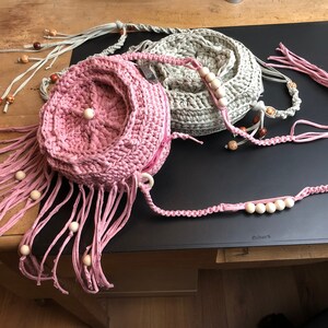 Sac macaron new arrivals au crochet