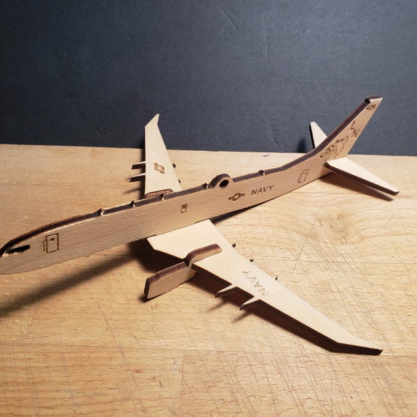 P-8 POSEIDON Wooden Kit Card / Model Kit