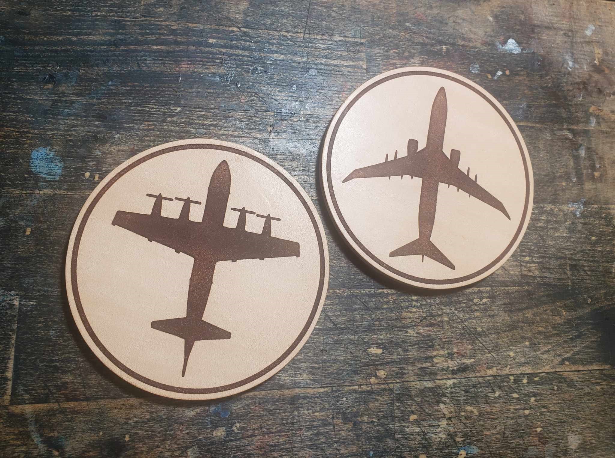 P3 ORION & P8 POSEIDON Inspired Leather Coffee Coaster 2pc - Etsy