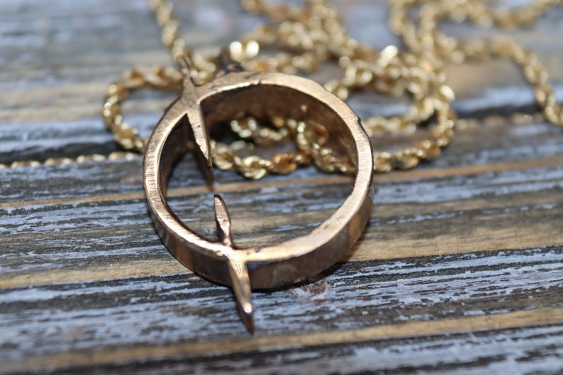 Elden Ring Necklace Great Rune Solid Bronze Etsy