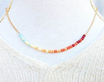 Amsterdam Necklace, Colorful Dutch Jewelry, Beaded Necklace for Travel Lovers, Gifts from the Netherlands