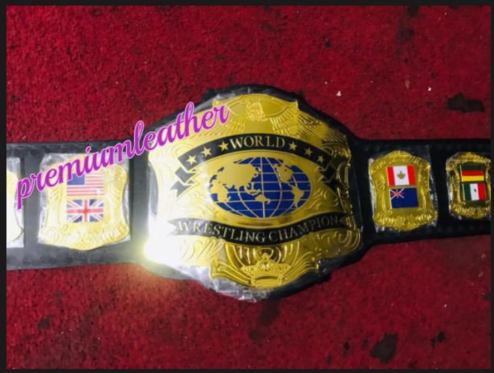 World Wrestling Championship Belt Adult Size Etsy