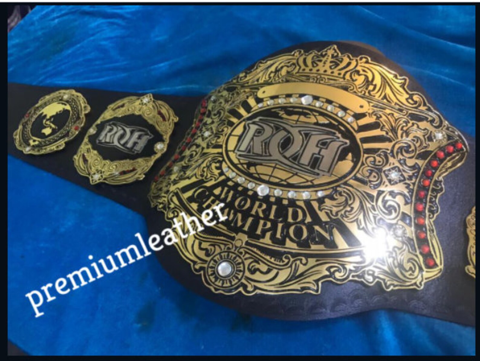 RING OF HONOR world heavyweight wrestling championship belt 4 Etsy