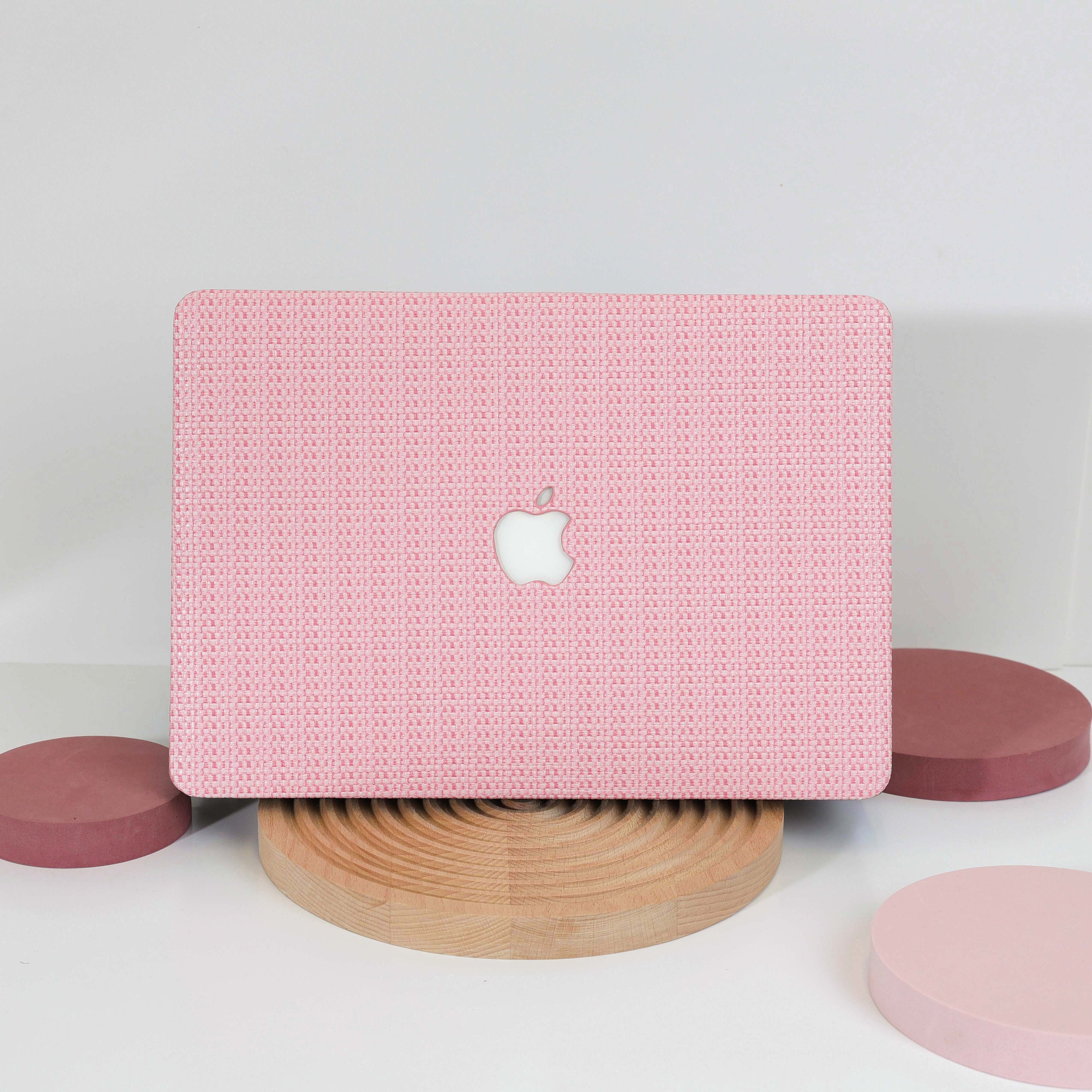 Pink Apple Laptop Case