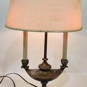 Brass French Bouillotte Aladdin Style - 2 Lights