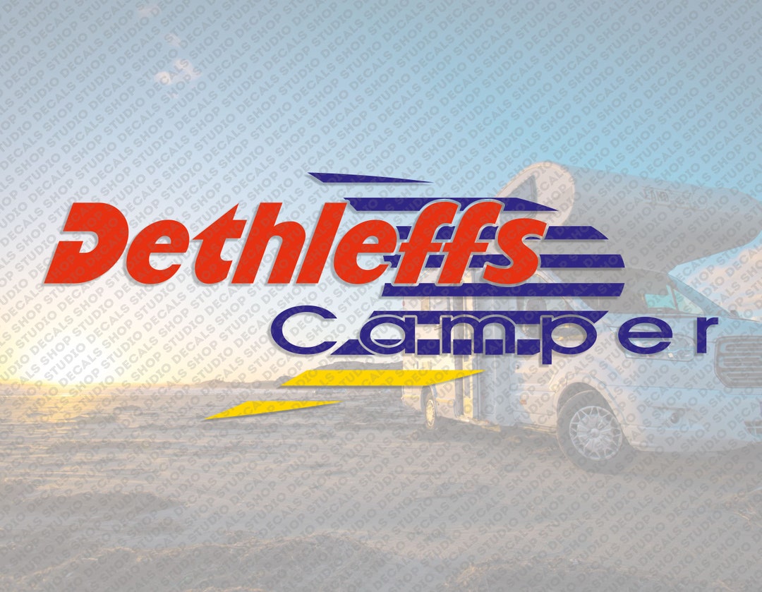 Dethleffs Camper Decal 72cm Decal Sticker Reproduction Etsy