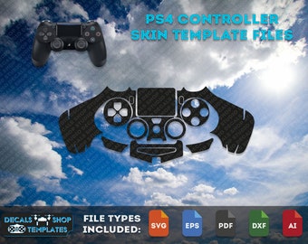 Ps4 Controller Template Etsy Ps4 Controller Template Etsy