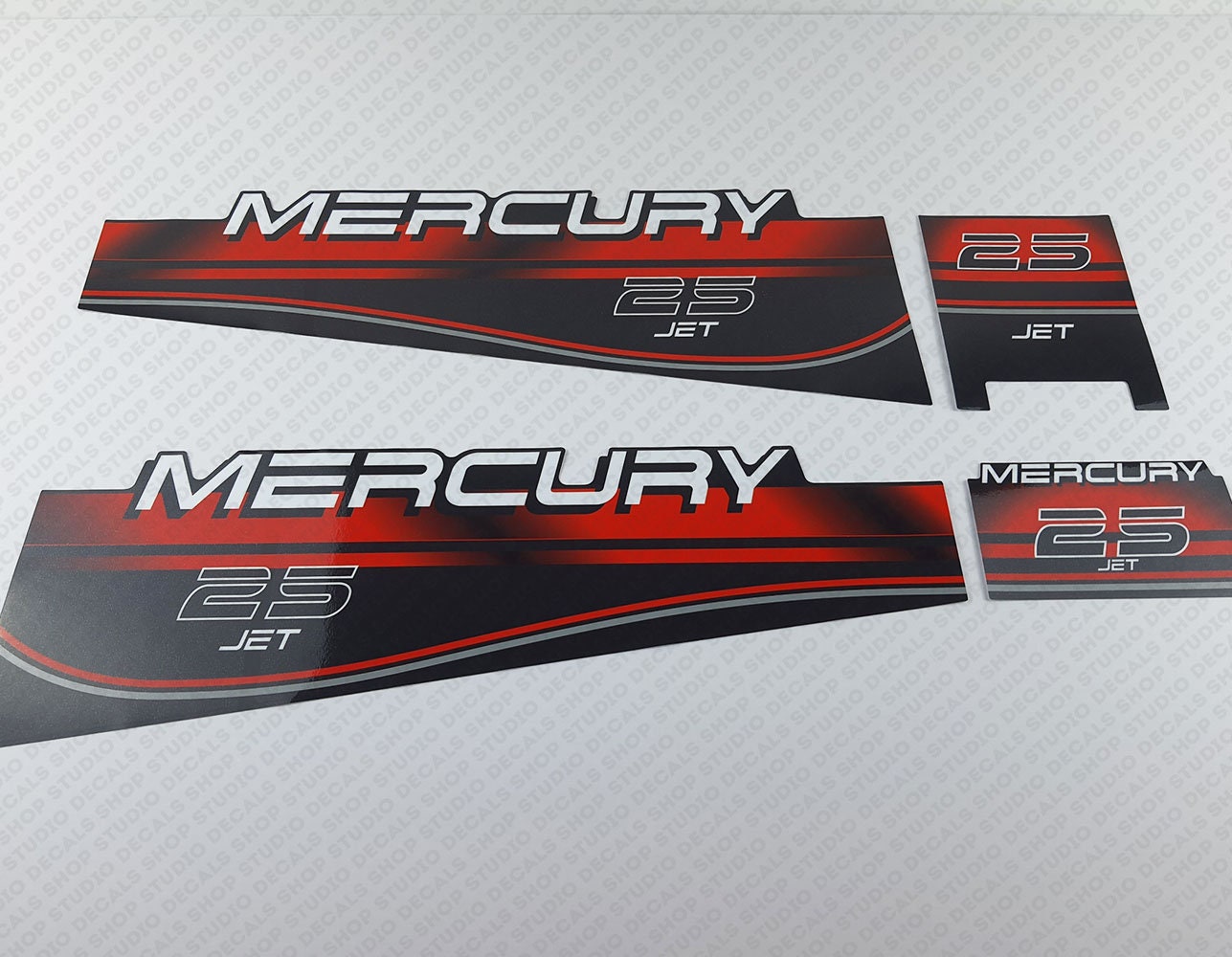 Swatch Omega Mercury Kit Autocollants Graphiques Merc VIOLET Pour Moteur Mercury 200 4-temps Hors-bord | Neuf AMR Racing Kit Graphique AMR Racing Neuf