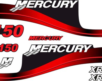 Aufkleber Suzuki Schriftzug Fits Mercury 150hp EFI Freshwater Series Outboard Decal Kit Außenborder Aufkleber
