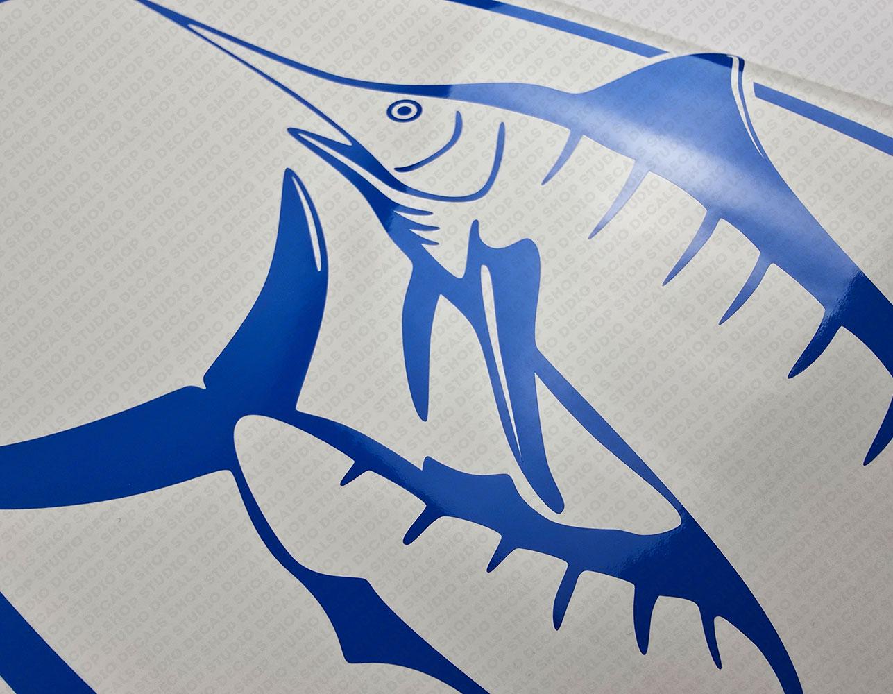 The marlin fish in deep sea fishing Sticker for Sale by umfhn
