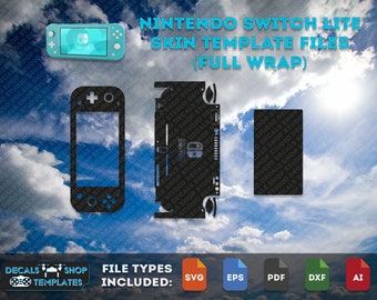 Switch Lite Skin Template - Etsy
