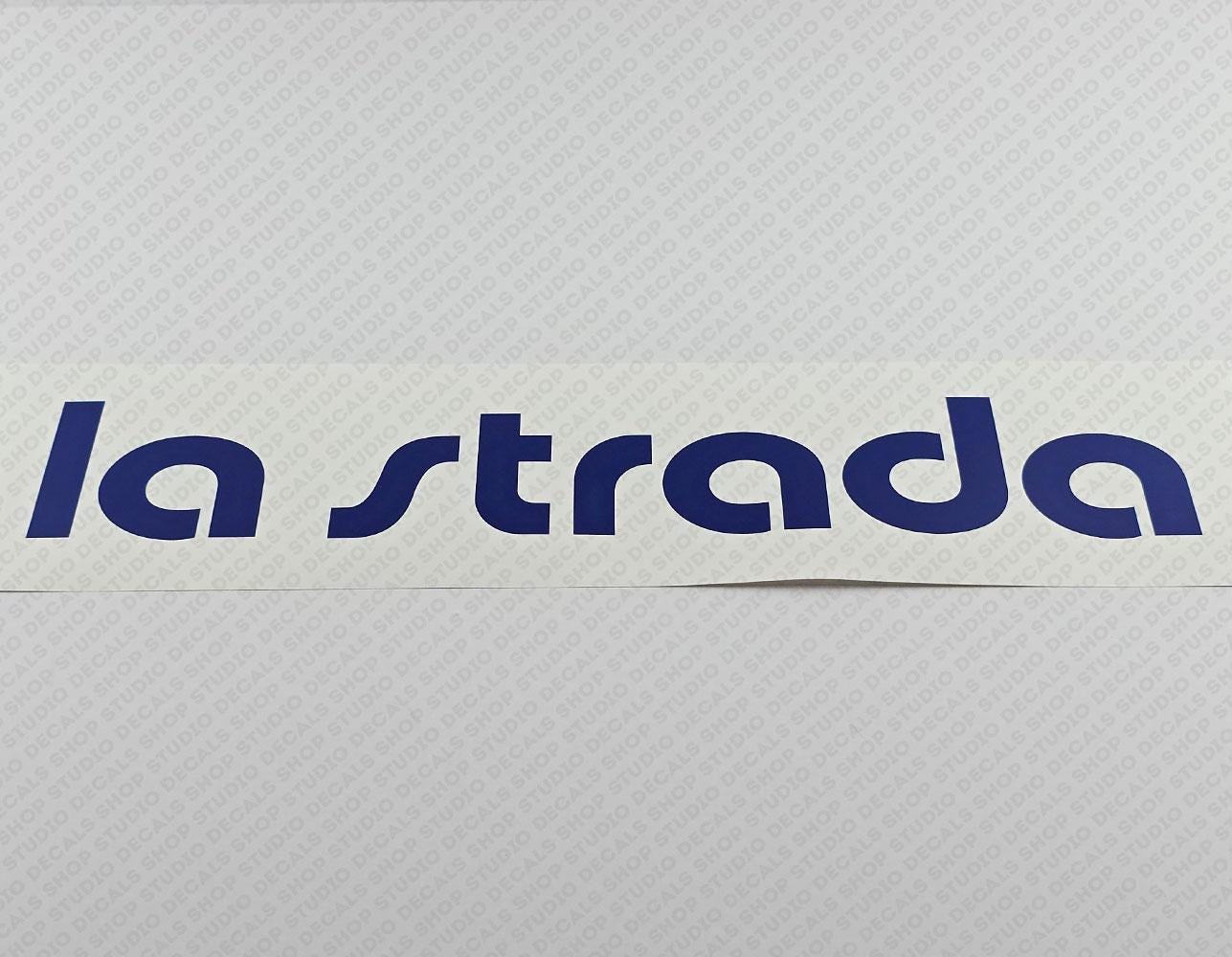 La Strada Logo Decal Sticker Reproduction - Etsy