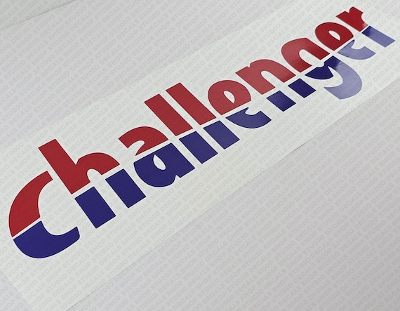 Challenger Logo 60cm Decal Sticker Reproduction - Etsy