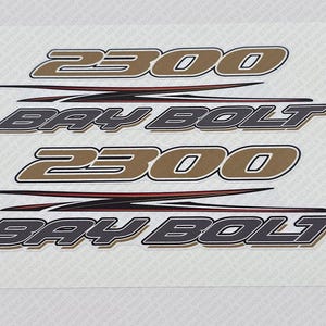 HYDRA SPORTS BOAT LOGO DECALS STICKERS 36" X 2.6" 2pcs - Foto 11