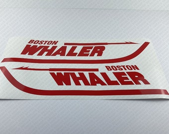 Boston Whaler Boot Logo Aufkleber, 2er-Set