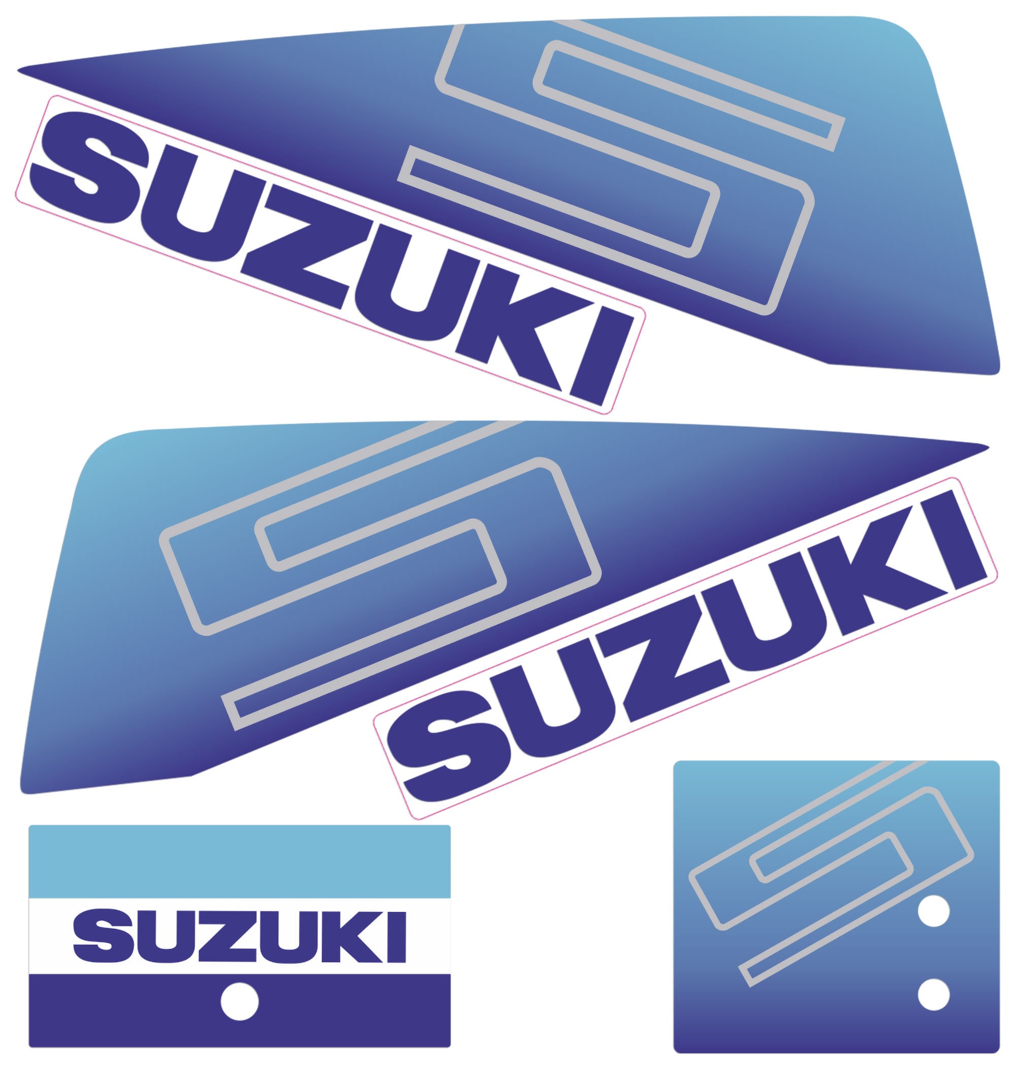 Suzuki DT5 5hp Two Stroke Outboard Engine Decals Sticker Set - Etsy