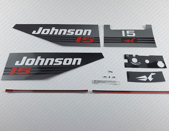 Adesivi Motore Johnson Kit Adesivi Per Motore Marino Johnson OceanPro Adesivi Motore Johnson Kit Adesivi Per Motore Marino Johnson OceanPro