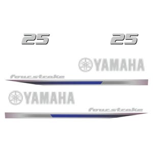 Yahama 25 PS Four Stroke 2013 Außenbordmotor Aufkleber Reproduktion