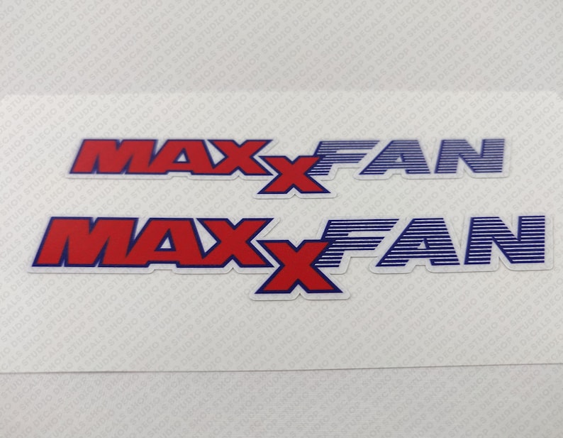 Maxx Sticker Maxx Fan 10.5cm Set of 2 Decals Sticker Reproduction - Etsy