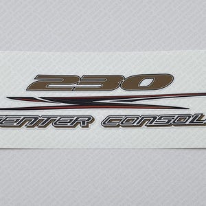 Hydra-Sports 230 Center Console Boat Logo Decal 7.5&quot;