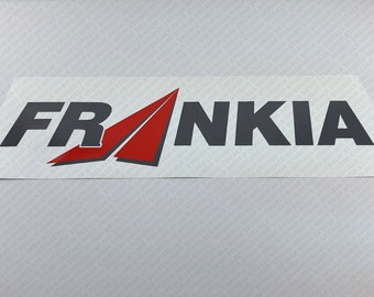 Frankia Logo decal sticker reproduction