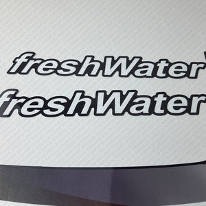 Mercury 225hp Optimax Outboard Decals – FreshWater Edition Red Sticker Set