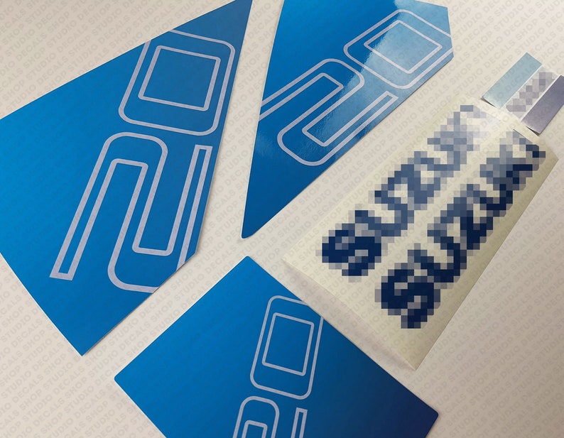 Suzuki DT20 20hp Two Stroke Outboard Engine Decals Sticker Set ...