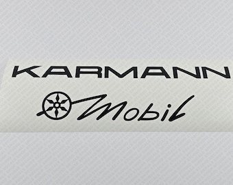 Karmann Mobil Decal 40cm sticker reproduction