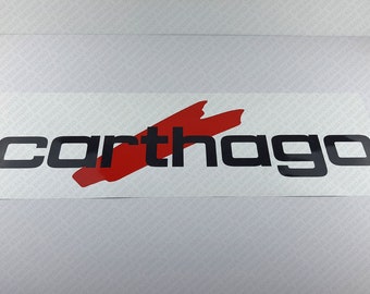 Carthago Logo decal sticker reproduction