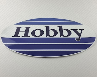 Hobby Logo Multicolor Decal sticker reproduction