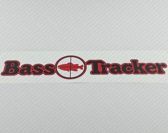 Bass Tracker Zielscheibe Boot Logo Aufkleber