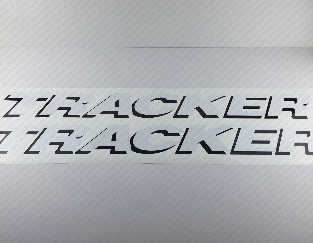 "Bass Tracker Boot Schriftzug Decals 2 x 40""