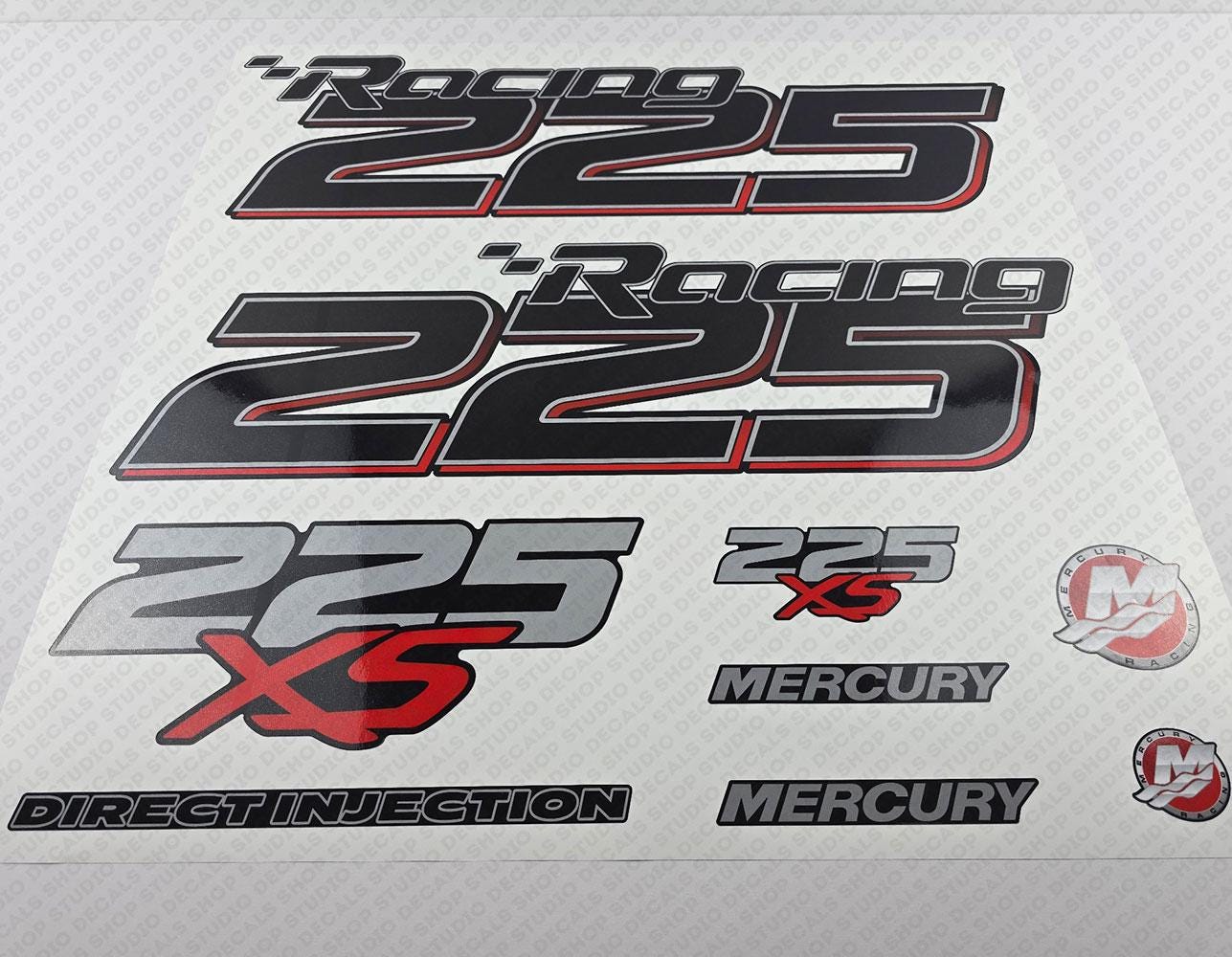 Mercury Racing 225XS Optimax DFI 2016-2017 Outboard Engine Flat