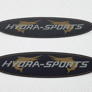 HYDRA SPORTS BOAT LOGO DECALS STICKERS 36" X 2.6" 2pcs - Foto 9