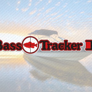 Bass Tracker I Target Boat Logo Decal
